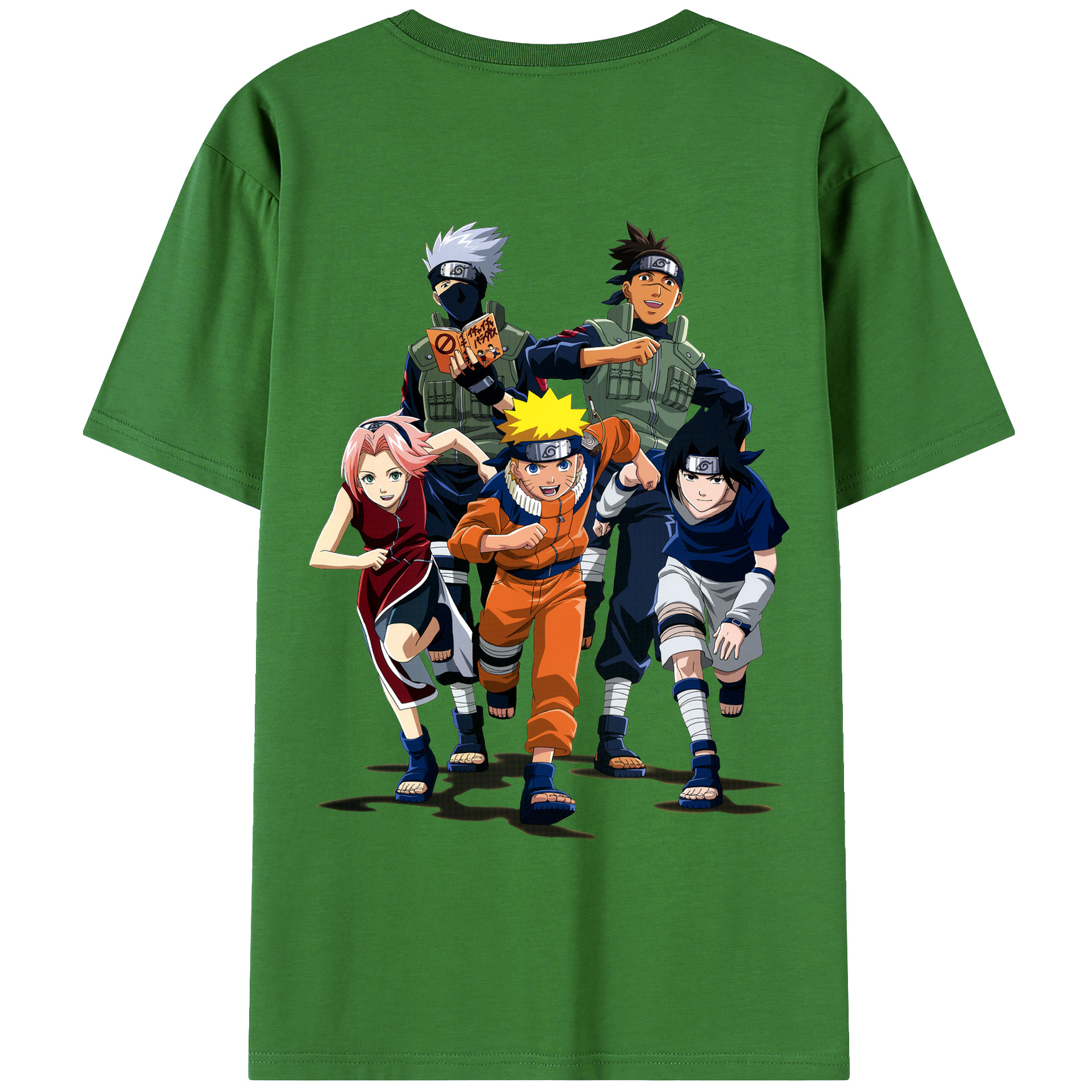 （画像用） NARUTO -ナルト- うずまき ナルト Uzumaki Naruto レディース半袖Tシャツ(バックプリント)